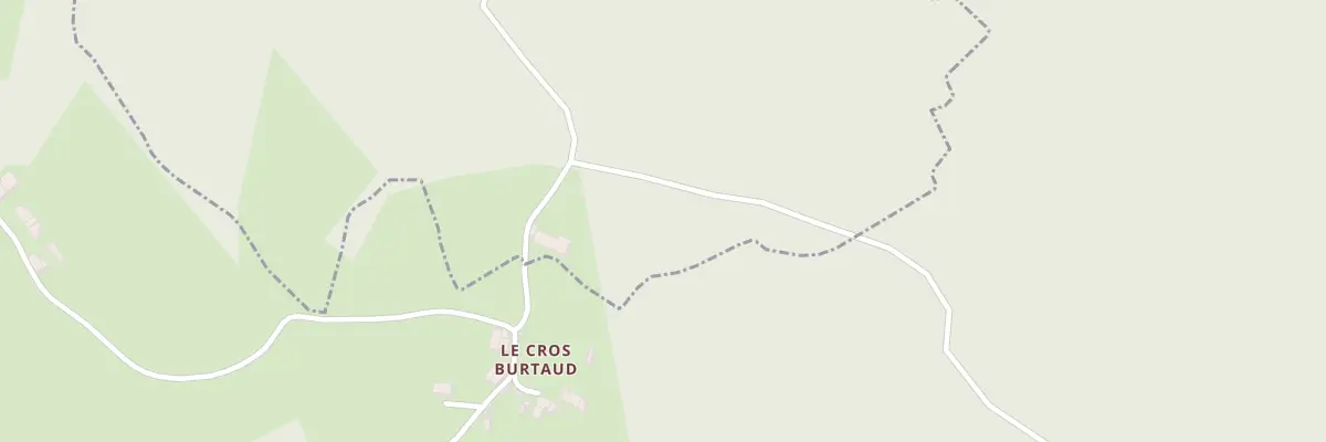 Plan du 5372 Le Cros Burtaud à Felletin
