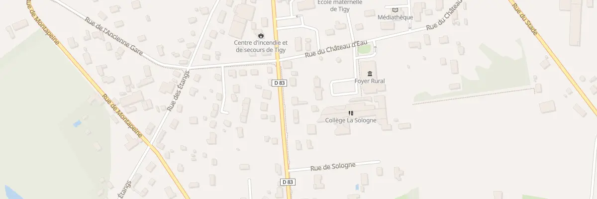 Plan du 29 Rue de Sologne à Tigy