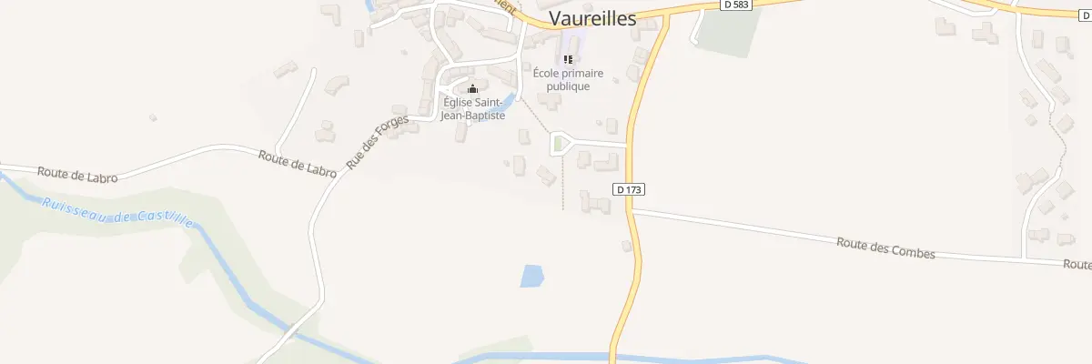Plan du 6 Lotissement du Chateau à Vaureilles