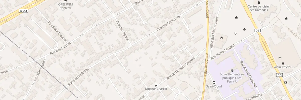 Plan du 53 Rue des Ombraies à Nanterre
