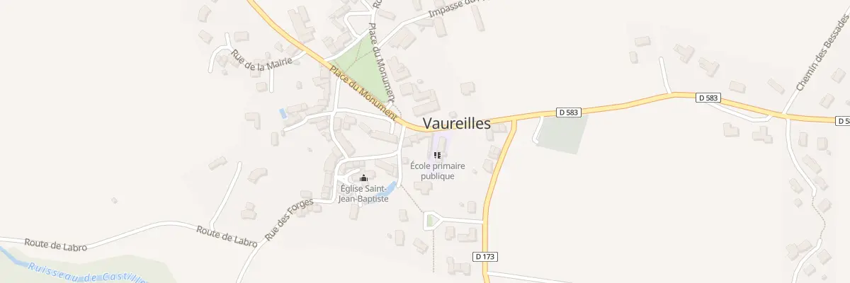 Plan du 5002 Vaureilles à Vaureilles