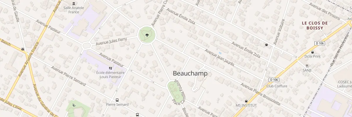 Plan du 29 Av Pierre Brossolette à Beauchamp