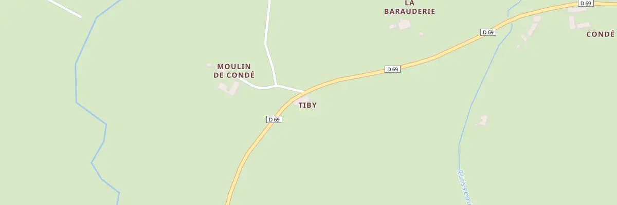 Plan du 52 Tiby à La Celle-Condé