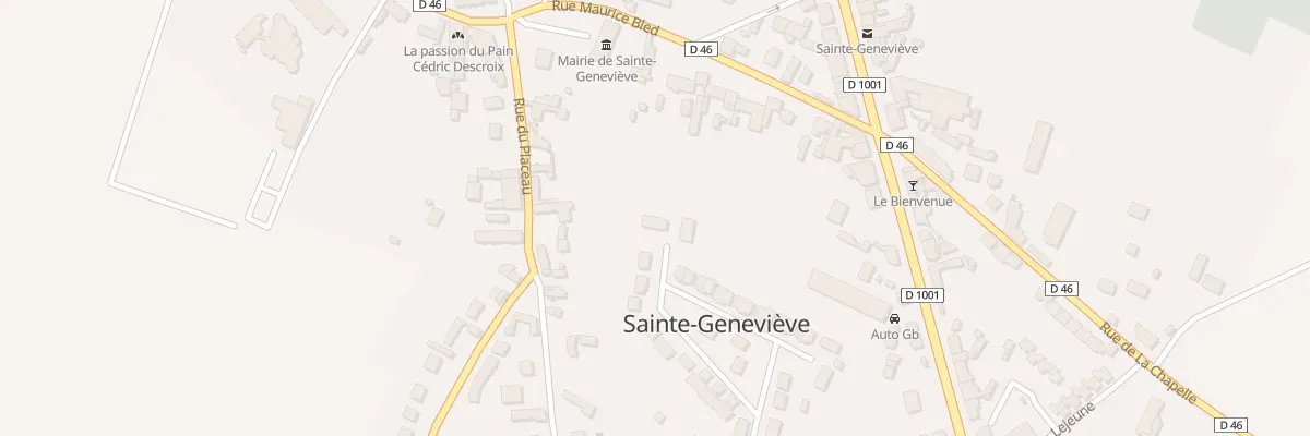Plan du 44 Rue des Orchidées à Sainte-Geneviève