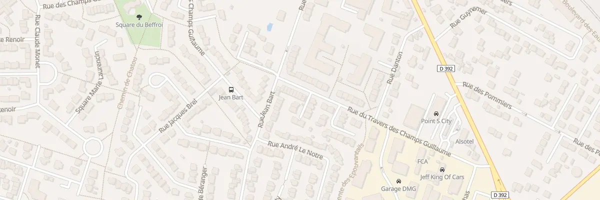 Plan du 14 Rue du Travers Chps Guillaume à Cormeilles-en-Parisis