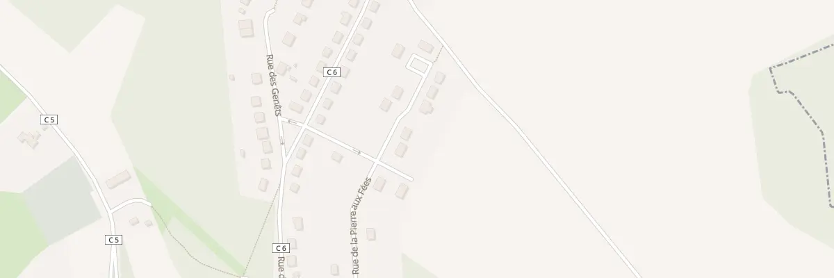 Plan du 16 Rue de la Pierre aux Fées à Ponchon