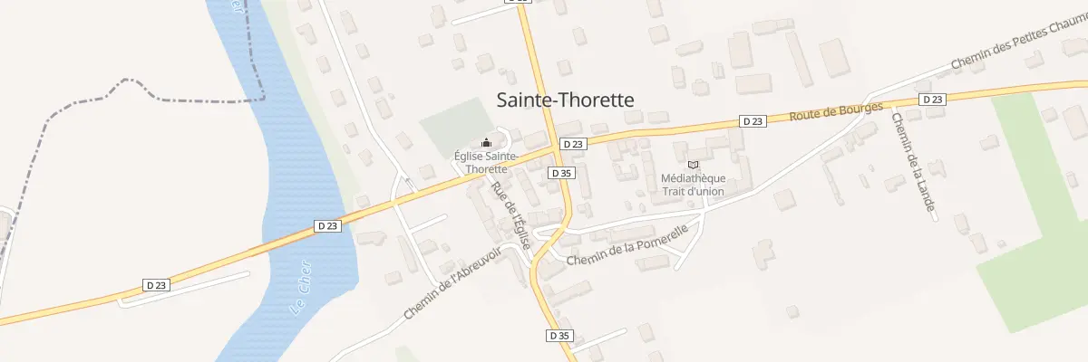 Plan du 2 Rte de Villeneuve à Sainte-Thorette
