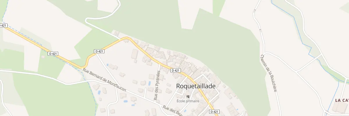 Plan du 5000 Rue des Baux à Roquetaillade-et-Conilhac