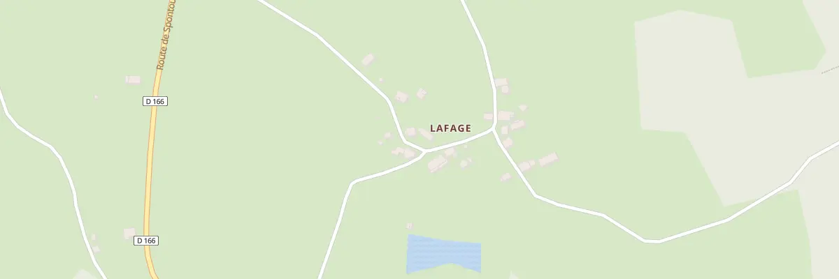 Plan du 5 Lafage à Soursac