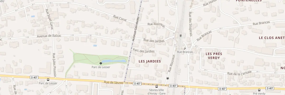 Plan du 12 Av Gambetta à Sèvres
