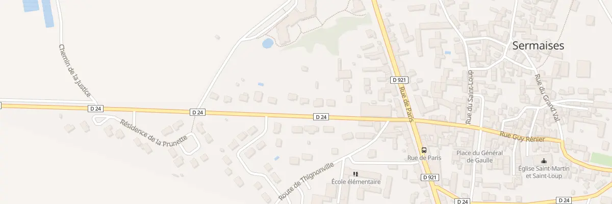 Plan du 16 Rue de Chartres à Sermaises