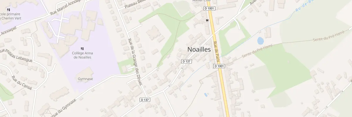 Plan du 22 Rue de Boncourt à Noailles