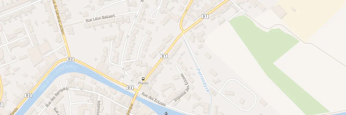 Plan du 74 Rue de Dunkerque à Bourbourg