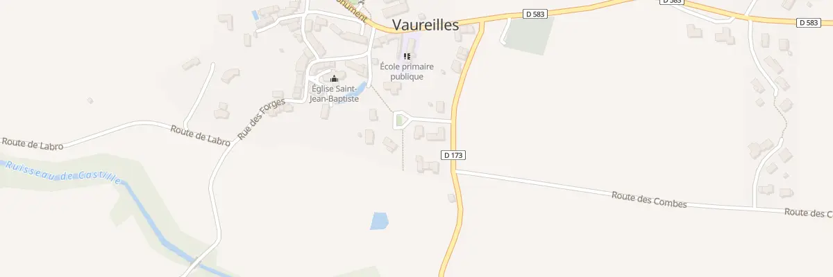 Plan du 5304 Lotissement du Chateau à Vaureilles
