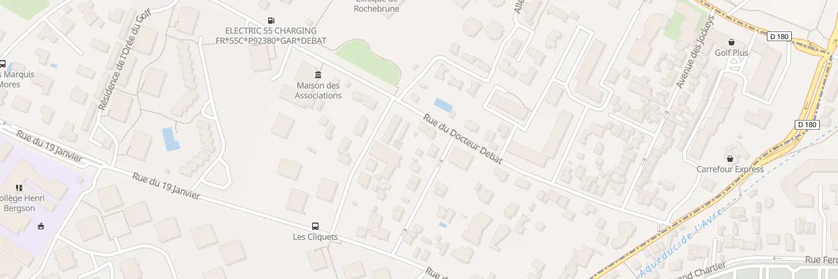 Plan du 43 Rue du Docteur Debat à Garches