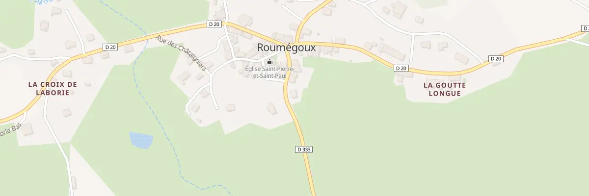 Plan du 5 Rue du Lavoir à Roumégoux