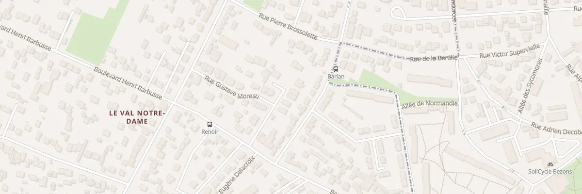 Plan du 5 Rue Gustave Moreau à Sartrouville