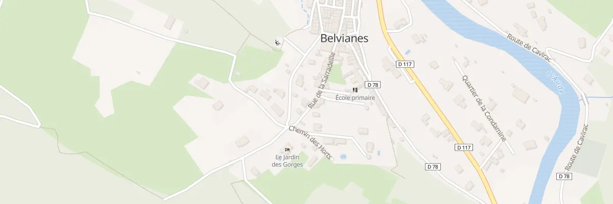 Plan du 155 Belvianes à Belvianes-et-Cavirac