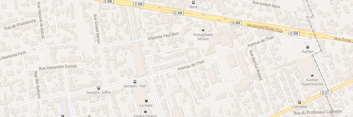 Plan du 57 Av de l’Yser à Houilles