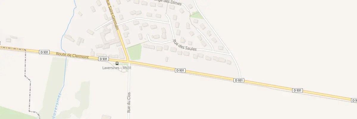 Plan du 14 Rue des Saules à Laversines