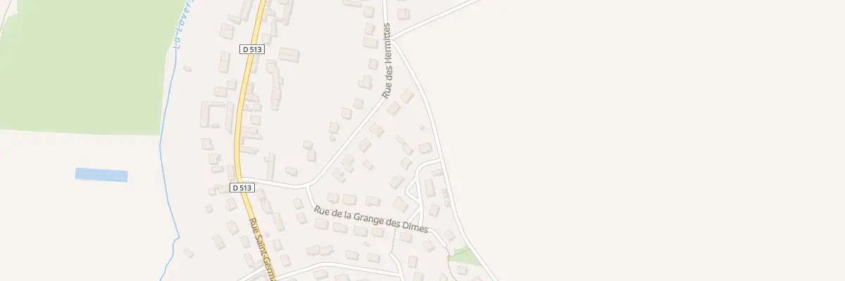 Plan du 7 Imp des Dimes à Laversines
