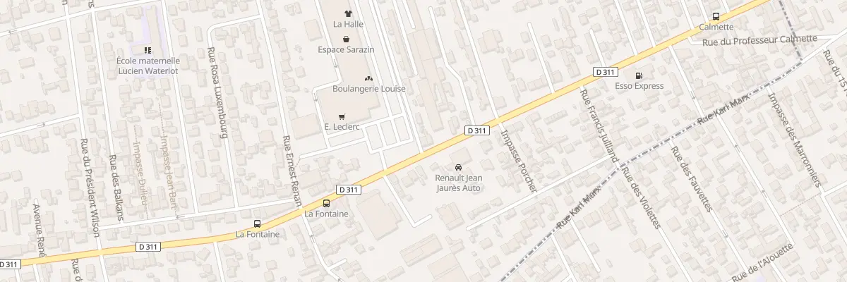 Plan du 99 Bd Jean Jaurès à Houilles