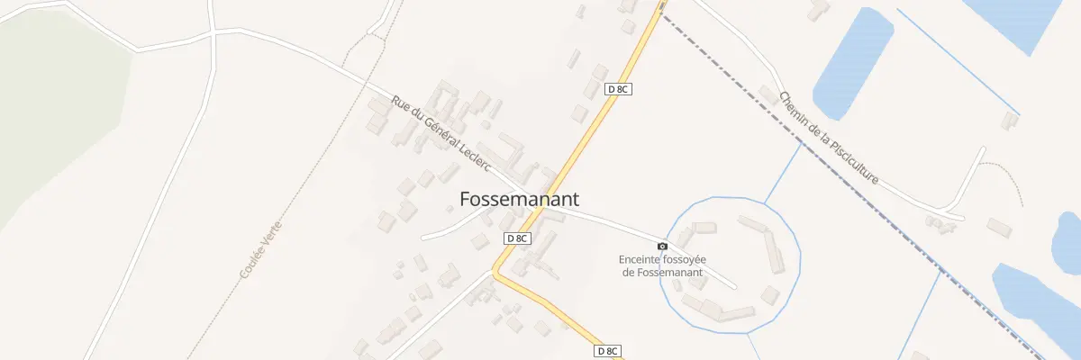 Plan du 4 Rue du Géneral Leclerc à Fossemanant