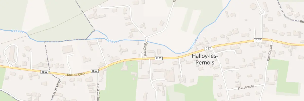 Plan du 10 Rue de Cléry à Halloy-lès-Pernois