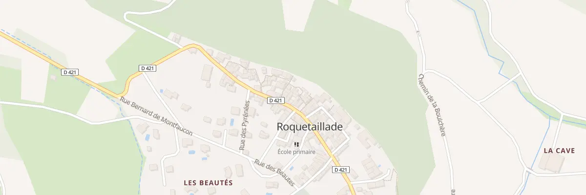 Plan du 12 Gr Grand Rue à Roquetaillade-et-Conilhac