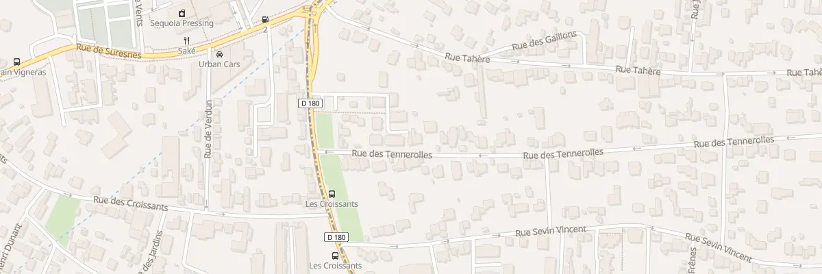 Plan du 152 Rue des Tennerolles à Saint-Cloud