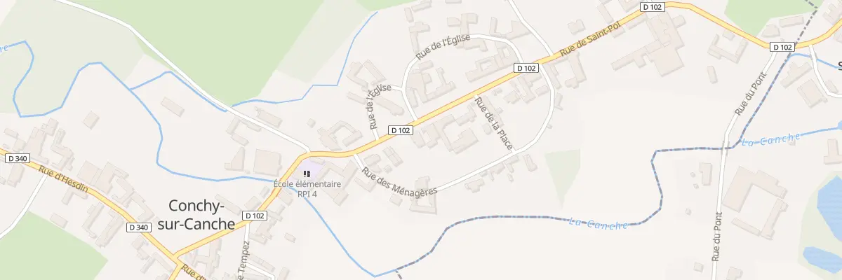 Plan du 20 Rue de Saint Pol à Conchy-sur-Canche