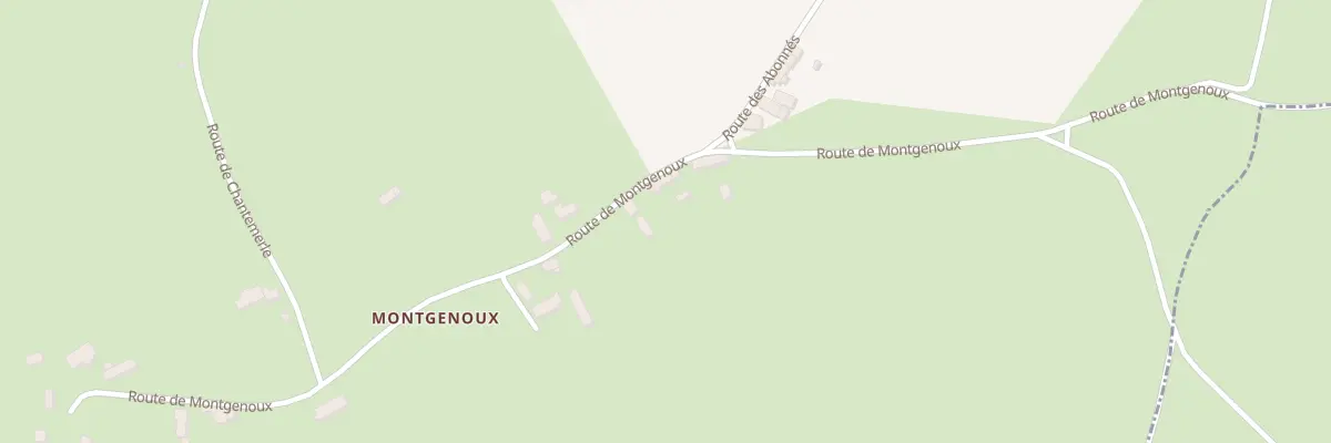 Plan du 1637 Rte de Montgenoux à Maisonnais
