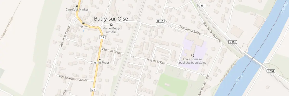Plan du 14 Rue de l’Oise à Butry-sur-Oise