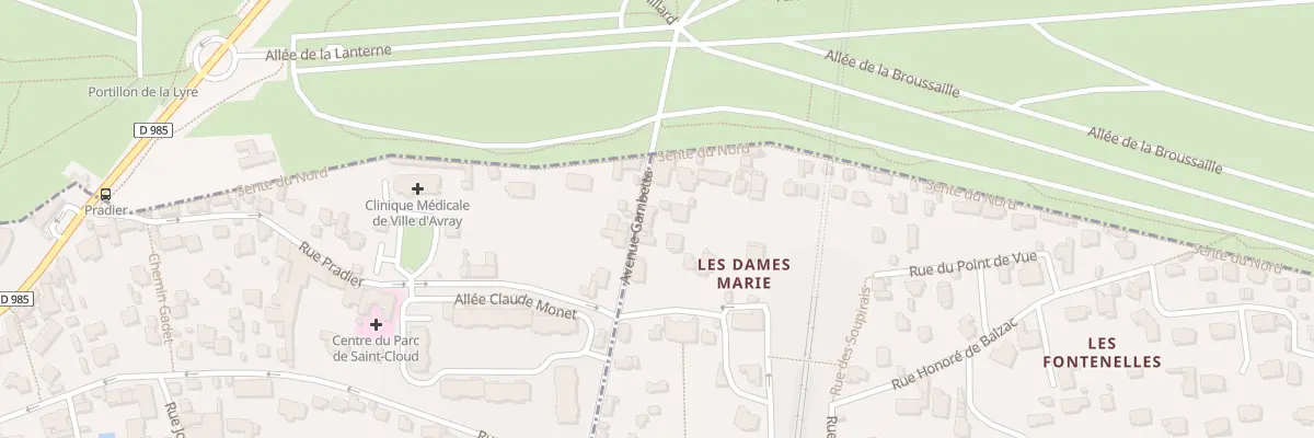 Plan du 34 Av Gambetta à Sèvres