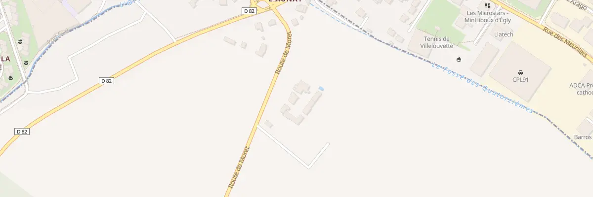 Plan du 6 Rte de Moret à Saint-Yon