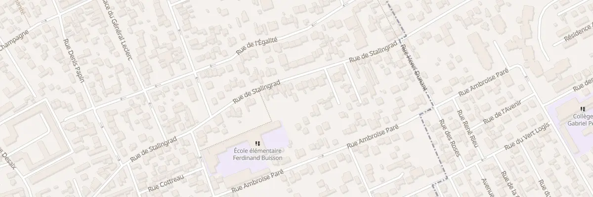 Plan du 94 Rue de Stalingrad à Houilles