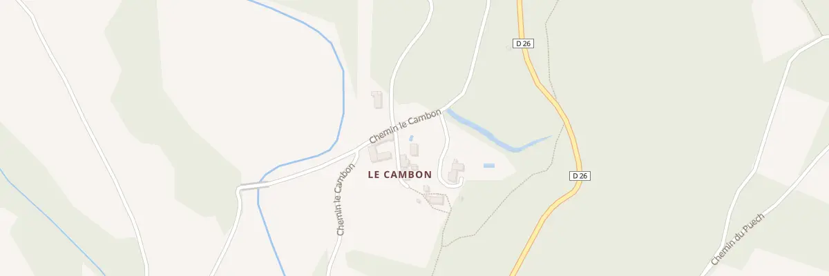 Plan du 5146B Le Cambon à Compolibat