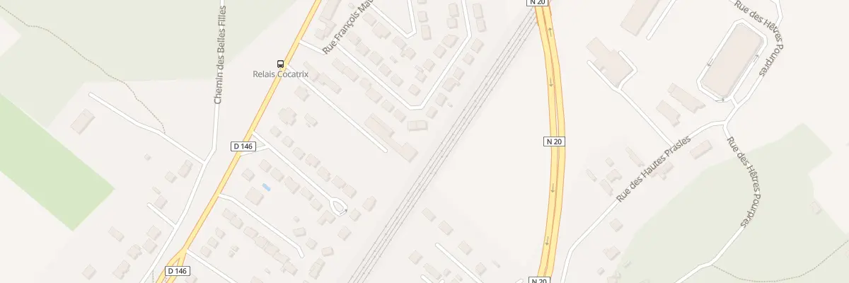 Plan du 16 Rue Francois Mauriac à Étréchy