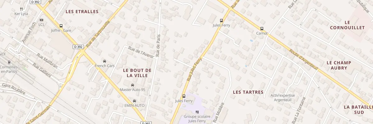Plan du 37 Rue Jules Ferry à Cormeilles-en-Parisis