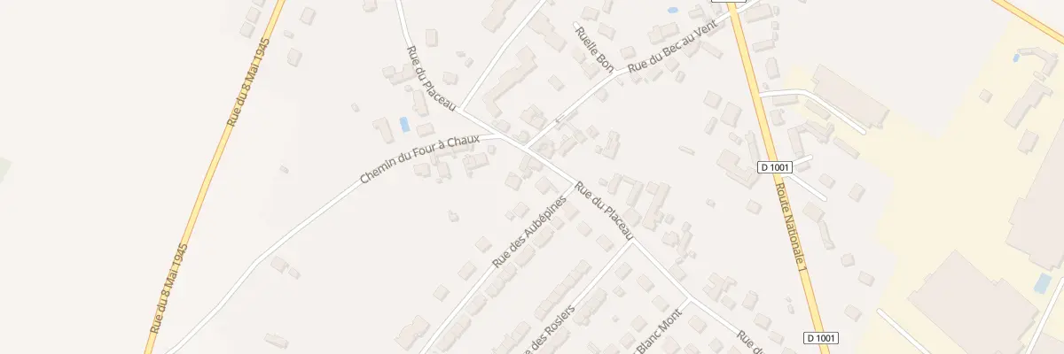 Plan du 44 Rue du Placeau à Sainte-Geneviève