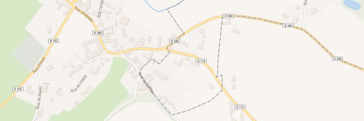 Plan du 2 Rue de Vacquerie à Monchel-sur-Canche