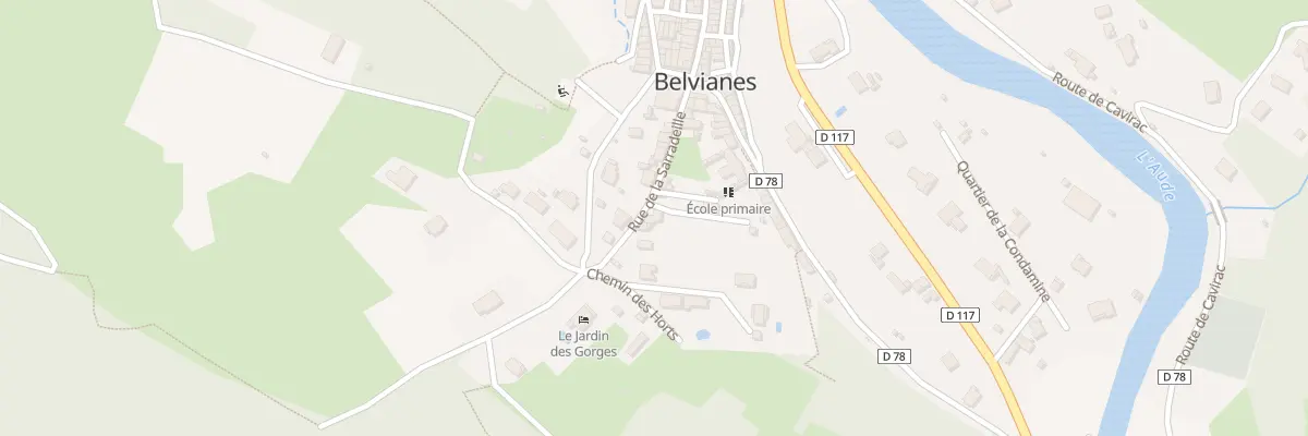 Plan du 206 Belvianes à Belvianes-et-Cavirac