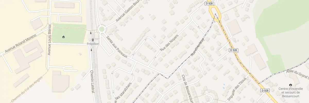 Plan du 1 Rue des Vergers à Frépillon