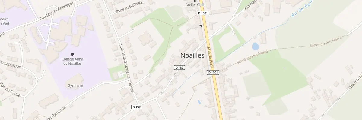 Plan du 16 Rue de Boncourt à Noailles