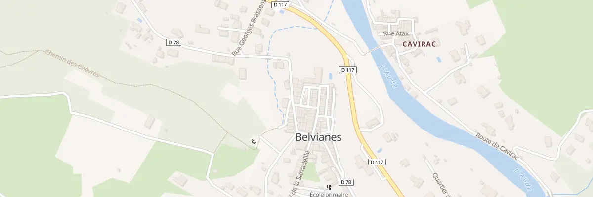 Plan du 87 Belvianes à Belvianes-et-Cavirac