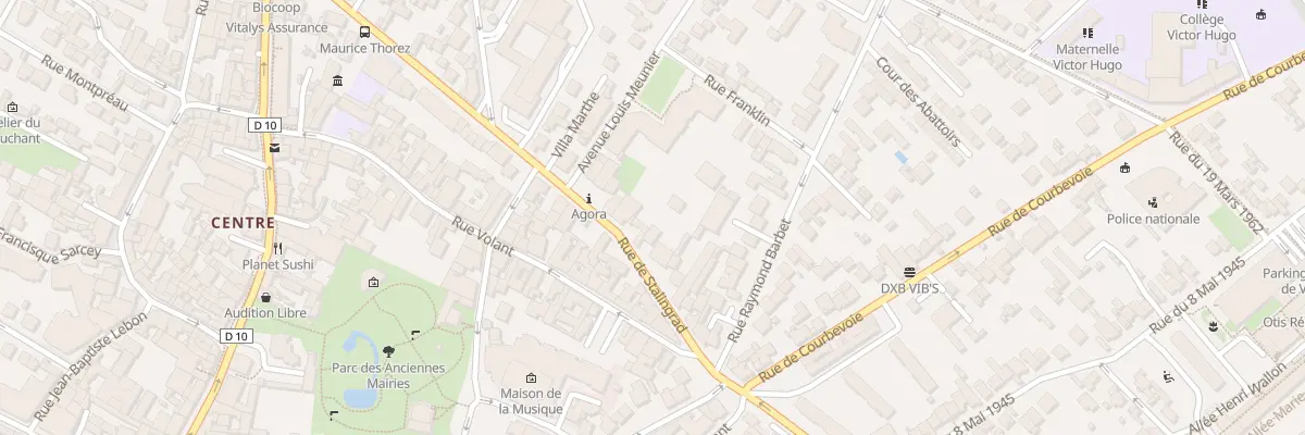 Plan du 16B Rue de Stalingrad à Nanterre