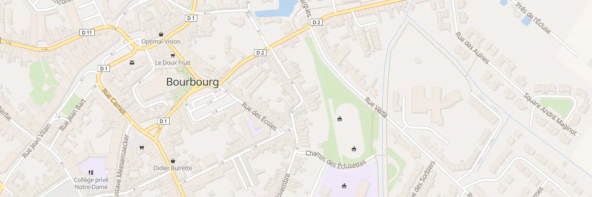 Plan du 32 Rue du Onze Novembre à Bourbourg