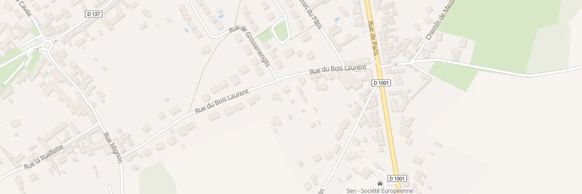 Plan du 152 Rue du Bois Laurent à Noailles