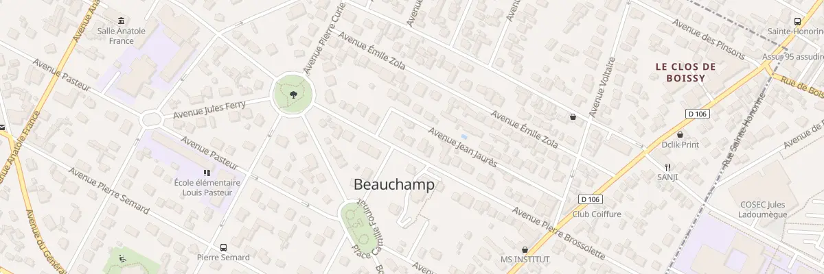 Plan du 30B Av Pierre Brossolette à Beauchamp