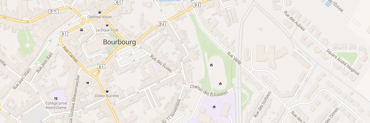 Plan du 41 Rue du Onze Novembre à Bourbourg